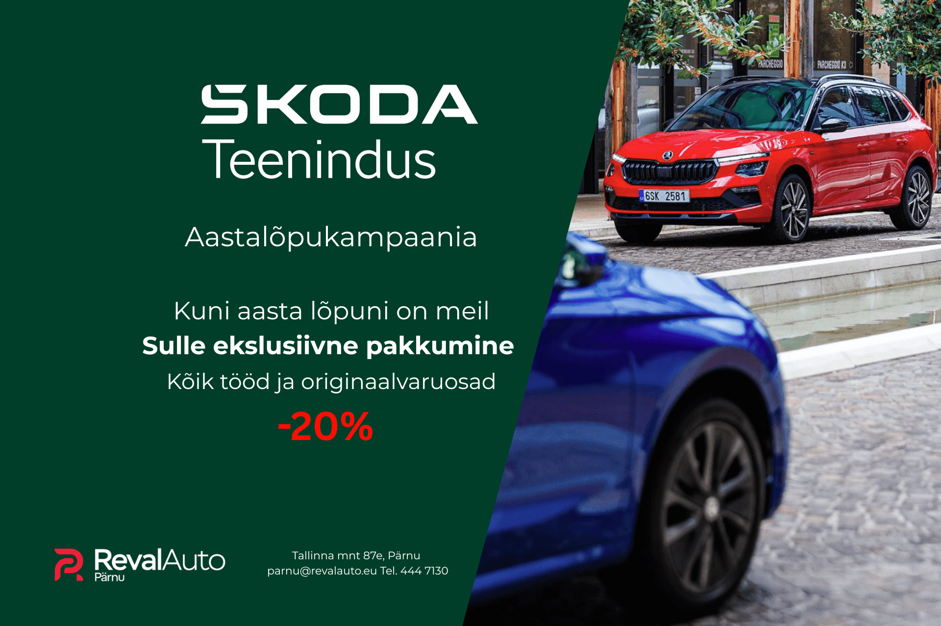 Soodsaim Škoda teeninduspartner Pärnus