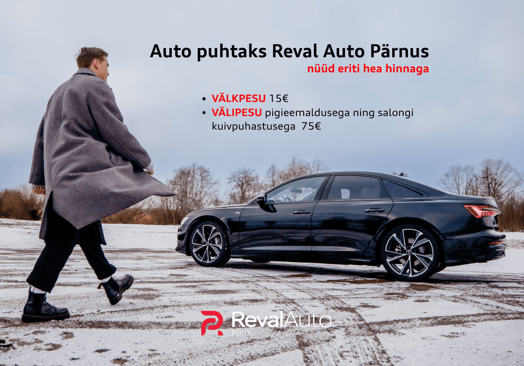 Auto puhtaks Reval Auto Pärnus